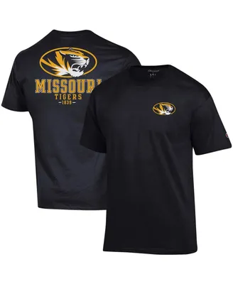Men's Champion Black Missouri Tigers Stack 2-Hit T-shirt