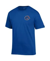 Men's Champion Royal Boise State Broncos Stack 2-Hit T-shirt