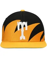 Men's Mitchell & Ness Tennessee Orange and Black Tennessee Volunteers Sharktooth Snapback Hat