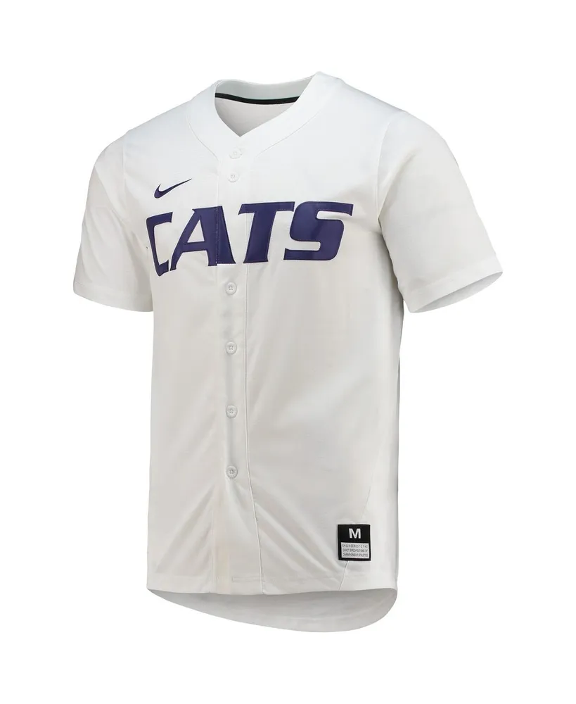 Men's Nike White Kansas State Wildcats Replica Baseball Jersey