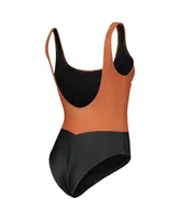 Women's Foco Texas Orange Texas Longhorns One-Piece Bathing Suit