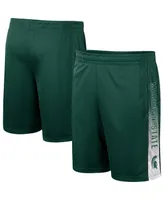 Men's Colosseum Green Michigan State Spartans Lazarus Shorts