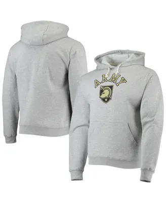 Men's League Collegiate Wear Heathered Gray Army Black Knights Seal Neuvo Essential Fleece Pullover Hoodie