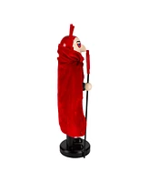 Devil Holding Pitch Fork Halloween Nutcracker, 14"