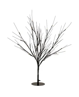 Led Lighted Halloween Twig Tree with Warm White Lights, 39"