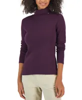Tommy Hilfiger Women's Split-Neckline Long-Sleeve Top - Macy's