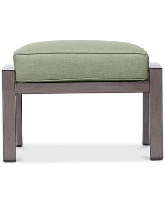 Closeout! Tara Aluminum Outdoor Ottoman, Created for Macy's