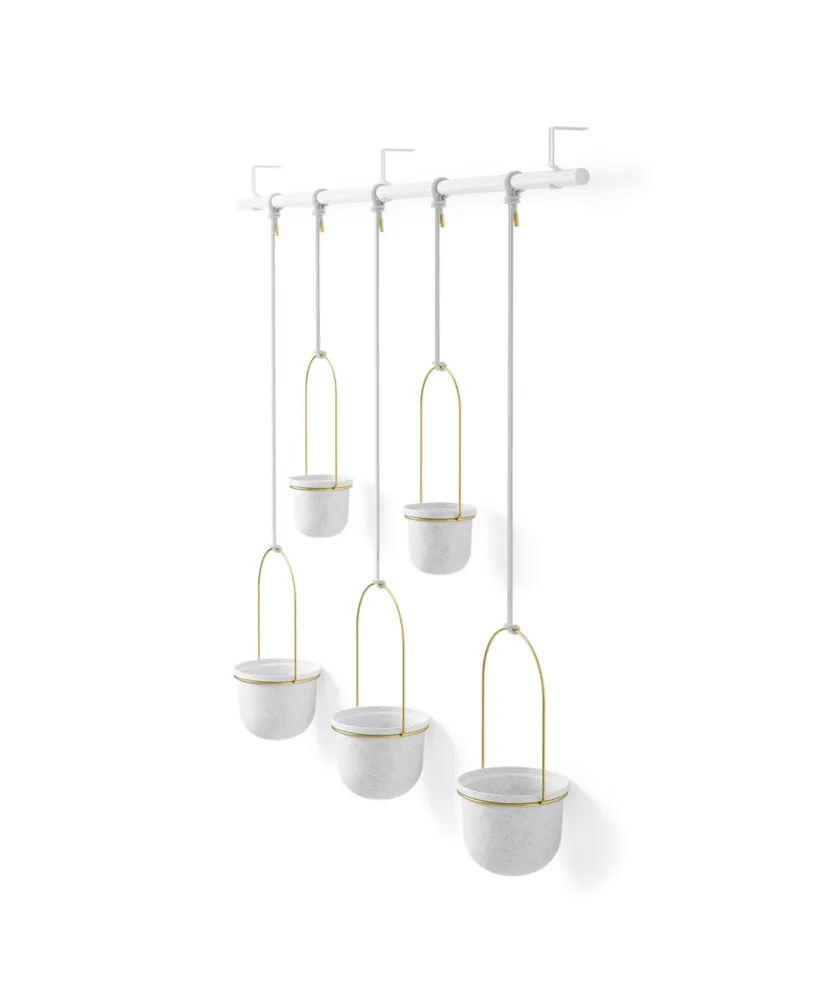 Umbra Triflora Hanging Planter, Set of 5