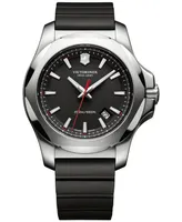 Victorinox Men's I.n.o.x. Black Rubber Strap Watch 43mm 241682.1