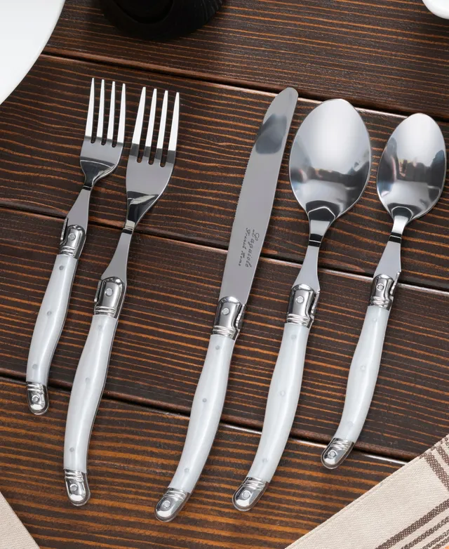 French Home Laguiole Flatware Service for 4, Set of 20 Piece