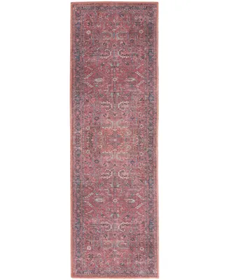 Nicole Curtis Series 1 SR102 Machine-Washable 2' x 6' Runner Area Rug