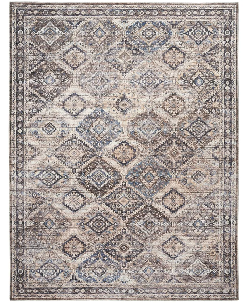 Nicole Curtis Series 1 SR103 Machine-Washable 7'10" x 9'10" Area Rug