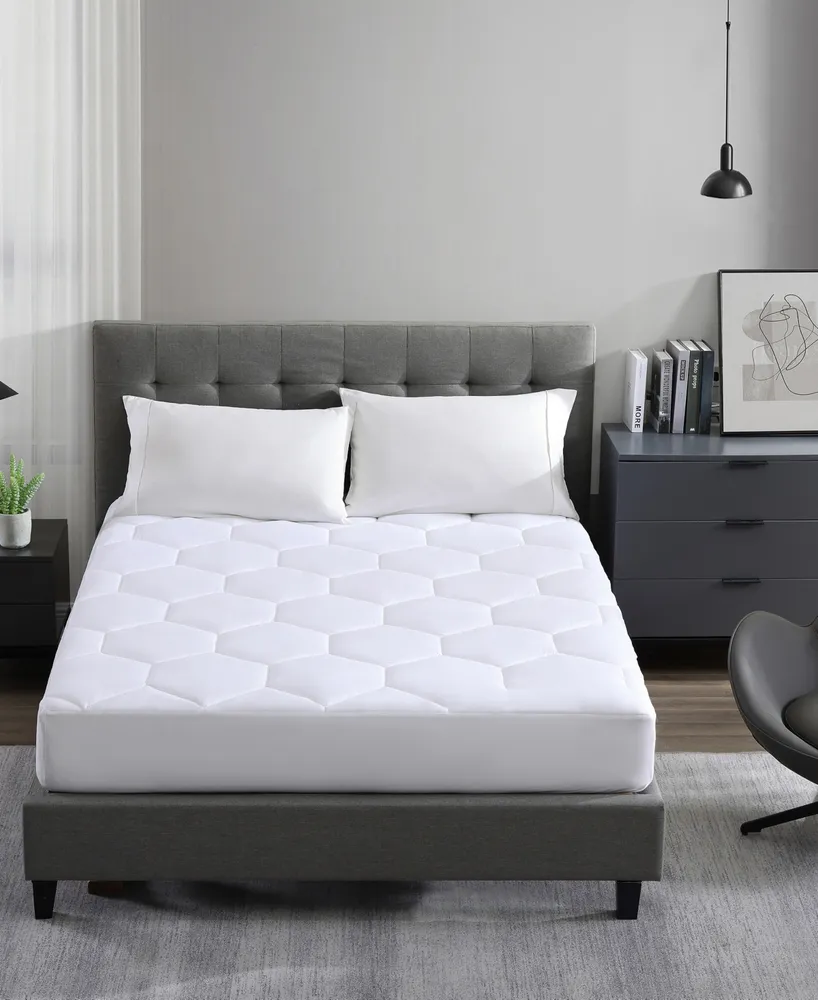 Royal Luxe Classic Quilted Down Alternative Mattress Pad, Full, Created for Macy's