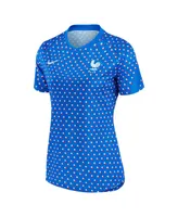 Women's Nike Blue France National Team 2022/23 Away Pre-Match Performance Top