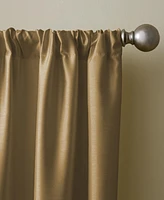Elrene Home Fashions Versailles Faux Silk Blackout Window Curtain