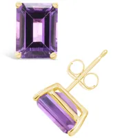 Amethyst (3-1/5 ct. t.w.) Stud Earrings 14K Yellow Gold or White