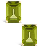 Peridot (3-3/8 ct. t.w.) Stud Earrings 14K Yellow Gold or White