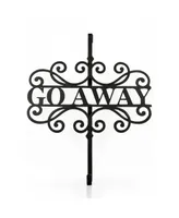 National Tree Company 17" Halloween "Go Away" Wreath Hanger