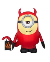 National Tree Company 42" Inflatable Halloween Minion Dave