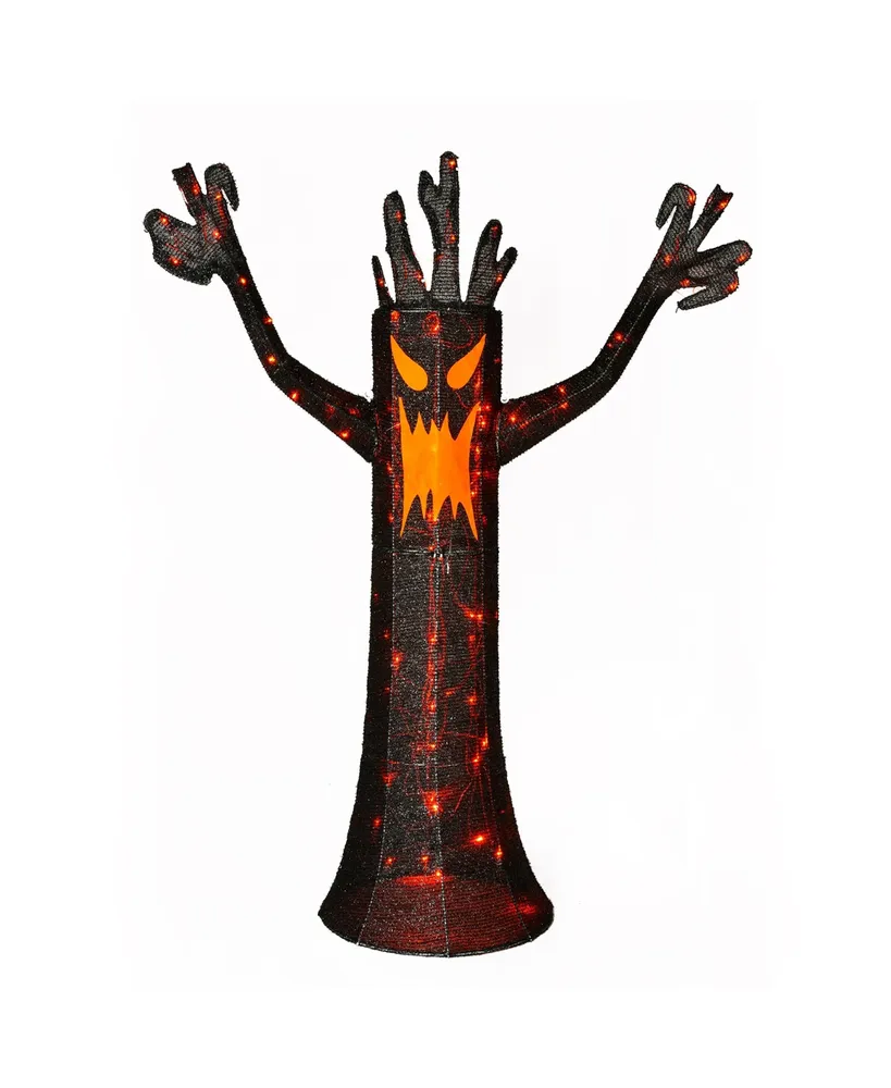 National Tree Company 48" Pre-Lit Scary Halloween Tree