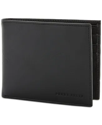 Perry Ellis Portfolio Men's Leather Wallet