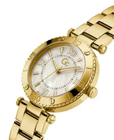 Guess Gc Muse Women's Swiss Gold-Tone Stainless Steel Bracelet Watch 34mm - Gold