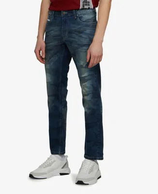 Ecko Unltd Men's Skinny Fit Camo Print Mamo Jeans
