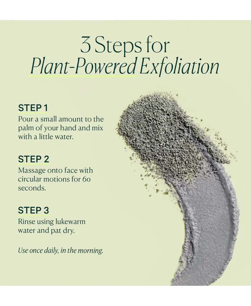 Well People Plant Powderfoliant Renewing Charcoal Exfoliating Powder