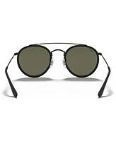 Ray-Ban Polarized Sunglasses , RB3647N Round Double Bridge