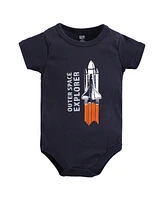 Hudson Baby Boys Cotton Bodysuit, Shorts and Shoe Set, Months