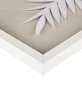 Madison Park Sabal Palm Rice Paper Framed Shadow Box Set, 3 Piece