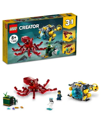 Lego Creator 3in1 Sunken Treasure Mission 31130 Building Set, 522 Pieces
