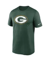 Men's Nike Green Green Bay Packers Logo Essential Legend Performance T-shirt