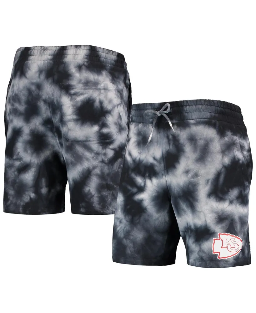 Men's New Era Black Kansas City Chiefs Tie-Dye Shorts