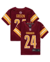 Boys and Girls Todler Nike Antonio Gibson Burgundy Washington Commanders Game Jersey