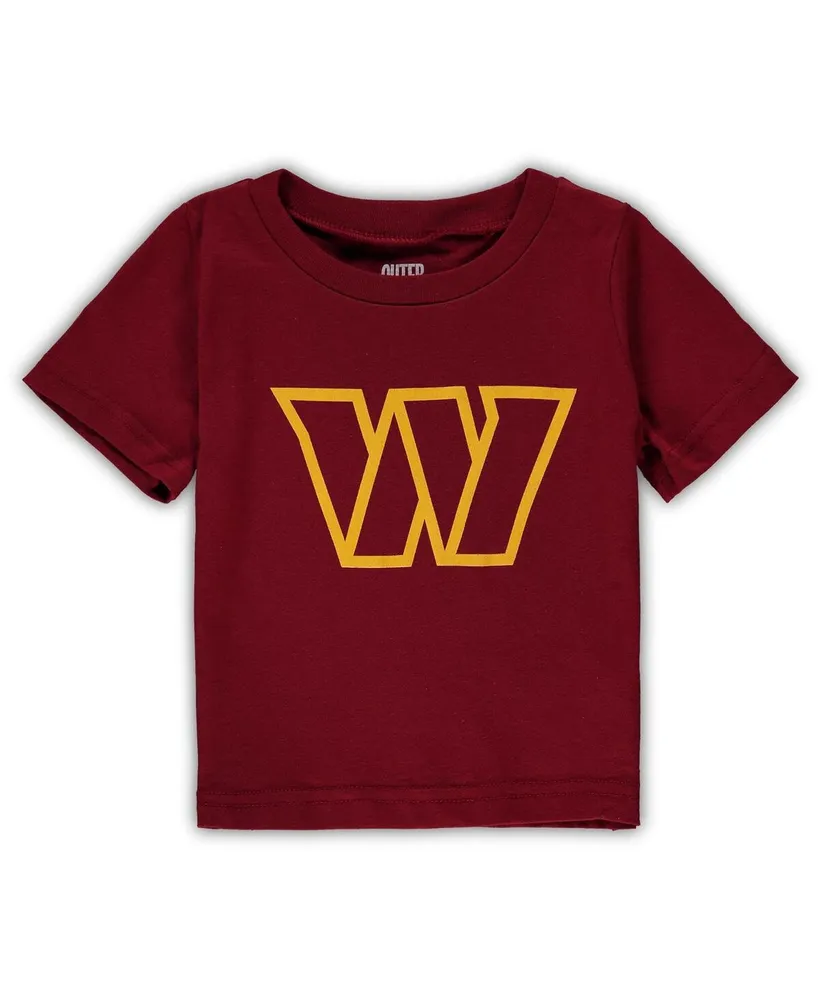 Youth Burgundy Washington Commanders Secondary Logo T-Shirt