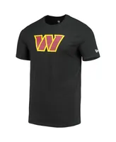 Men's New Era Black Washington Commanders Stadium Logo T-shirt