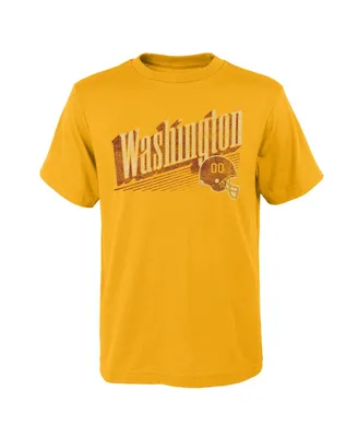 Big Boys Gold Washington Commanders Winning Streak T-shirt