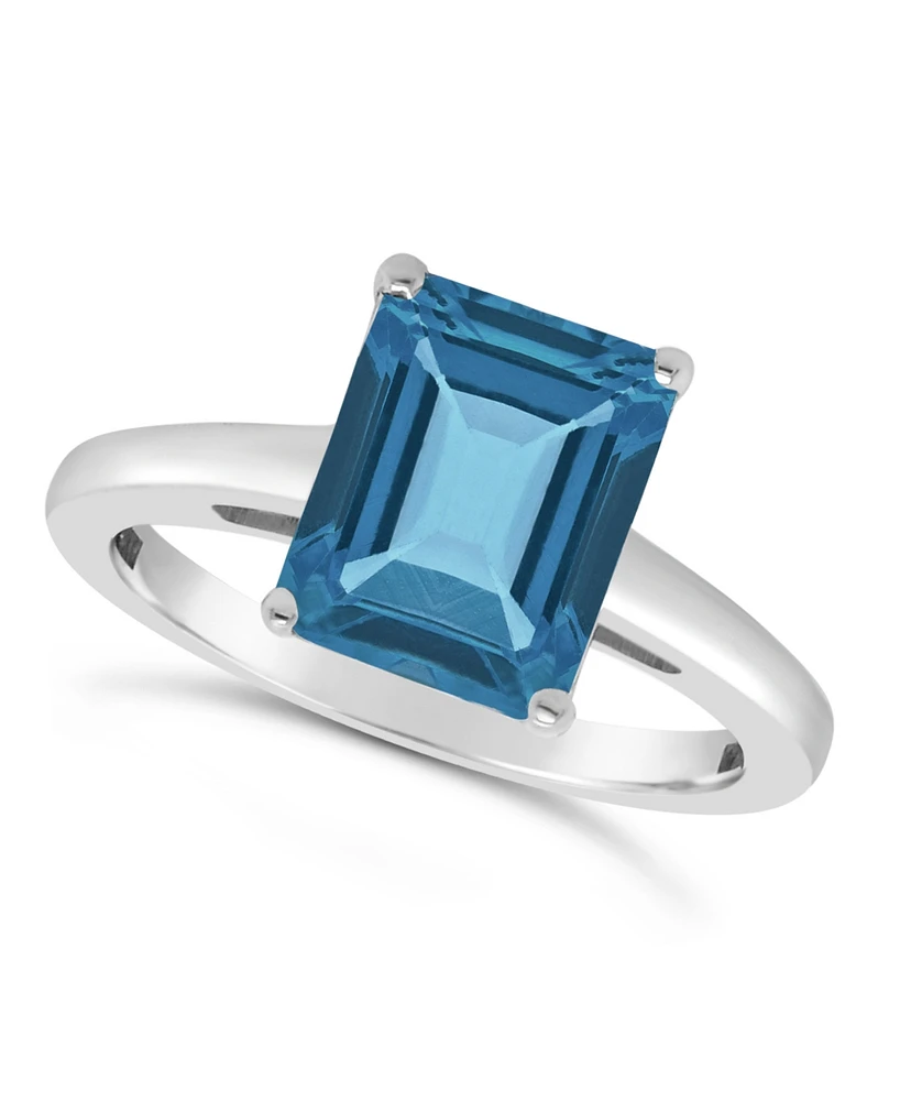 Macy's London Topaz (4-1/4 ct. t.w.) Ring 14K White Gold