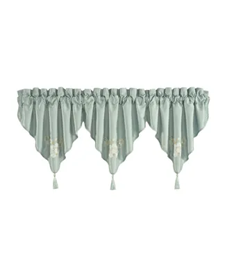 Royal Court Spring Garden Ascot Window Valance, 40" x 21"