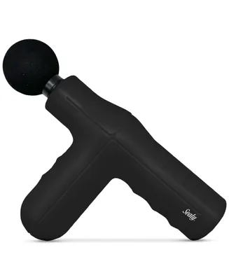 Sealy Cordless 6-Speed Rubberized Dual-Grip Massage Gun