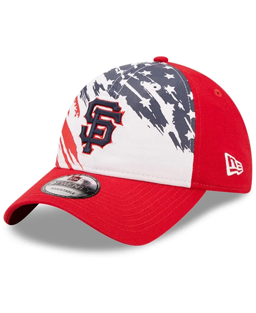Men's New Era Red San Francisco Giants 2022 4Th Of July 9TWENTY Adjustable Hat