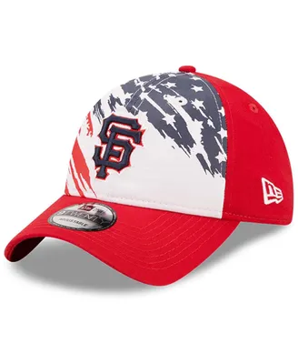 Men's New Era Red San Francisco Giants 2022 4Th Of July 9TWENTY Adjustable Hat
