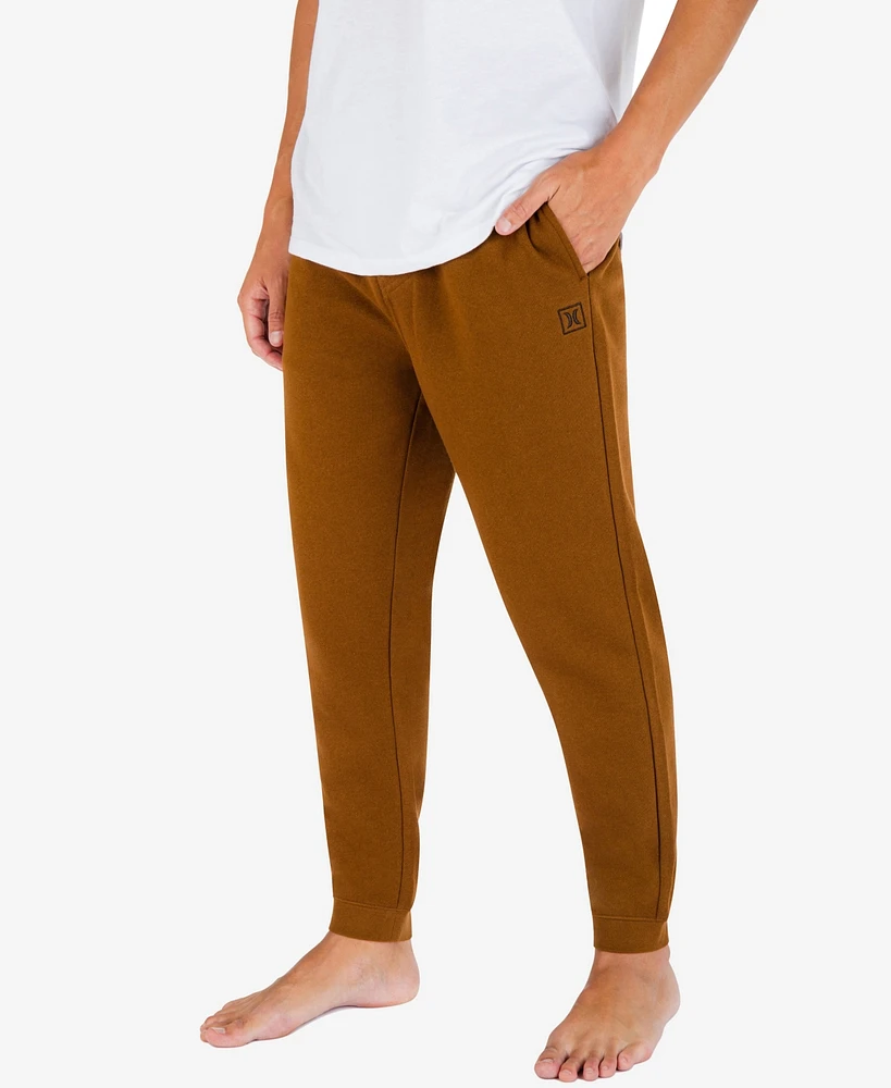 Hurley Men's Icon Boxed Drawcord Closure Jogger Pants