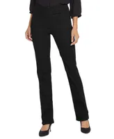 Nydj Women's Marilyn Straight Black Pull-On Jeans