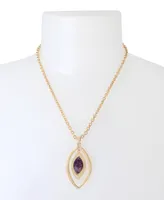 Robert Lee Morris Soho Amethyst Pendant Necklace