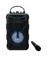 iLive Bluetooth Tailgate Party Karaoke Speaker, 5.91" x 4.84"