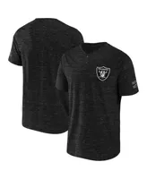 Men's Nfl x Darius Rucker Collection by Fanatics Black Las Vegas Raiders Slub Henley T-shirt