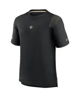 Men's Nike Black New Orleans Saints Sideline Player Uv Performance T-shirt