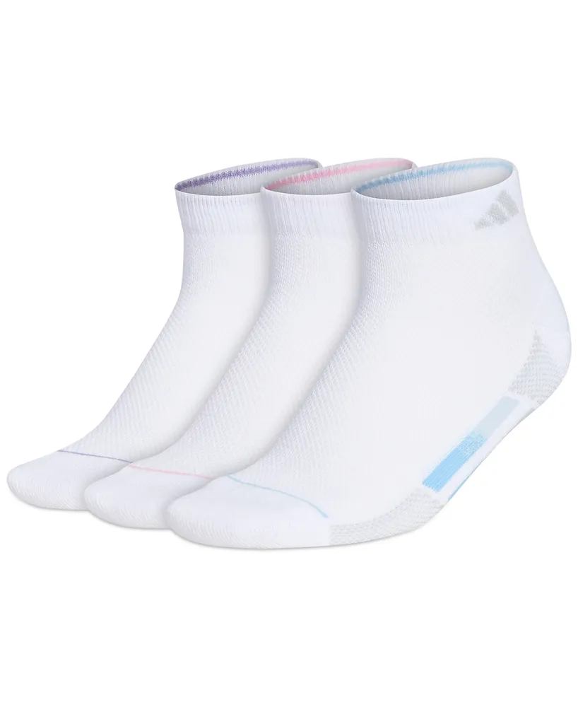 adidas Women's 3-Pk. Superlite 3-Stripe Low Cut Socks